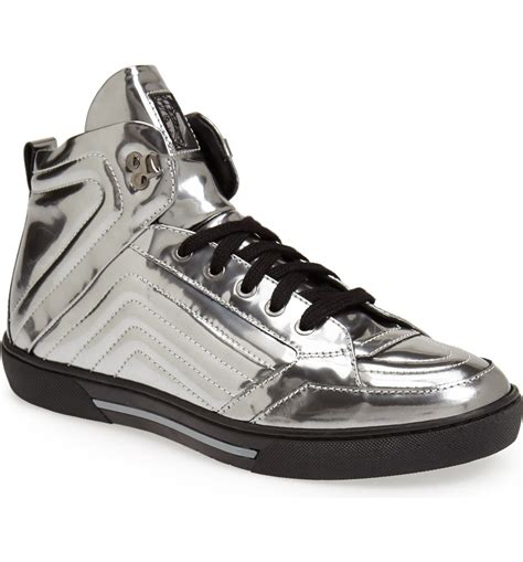 versace high top sneakers.